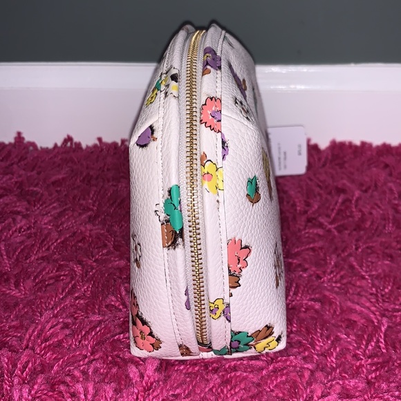 Coach Julienne Cosmetic Case 17 With Floral Print NWT New - Picture 7 of 10
